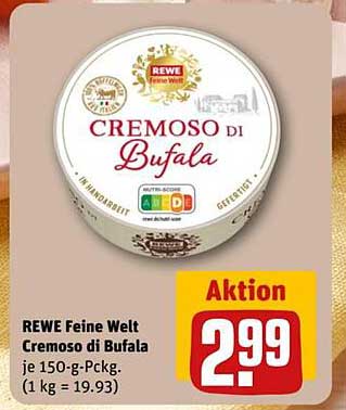 REWE Feine Welt Cremoso di Bufala je 150-g-Pckg.