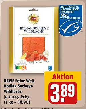 REWE Feine Welt Kodiak Sockeye Wildlachs
