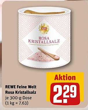 REWE Feine Welt Rosa Kristallsalz 300 g-Dose