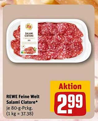 REWE Feine Welt Salami Ciatore