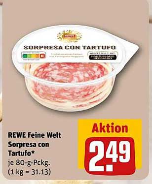 REWE Feine Welt Sorpresa con Tartufu