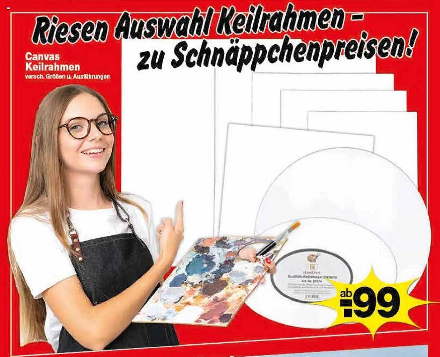 Riesen Auswahl Keilrahmen - zu Schnäppch Preisen!