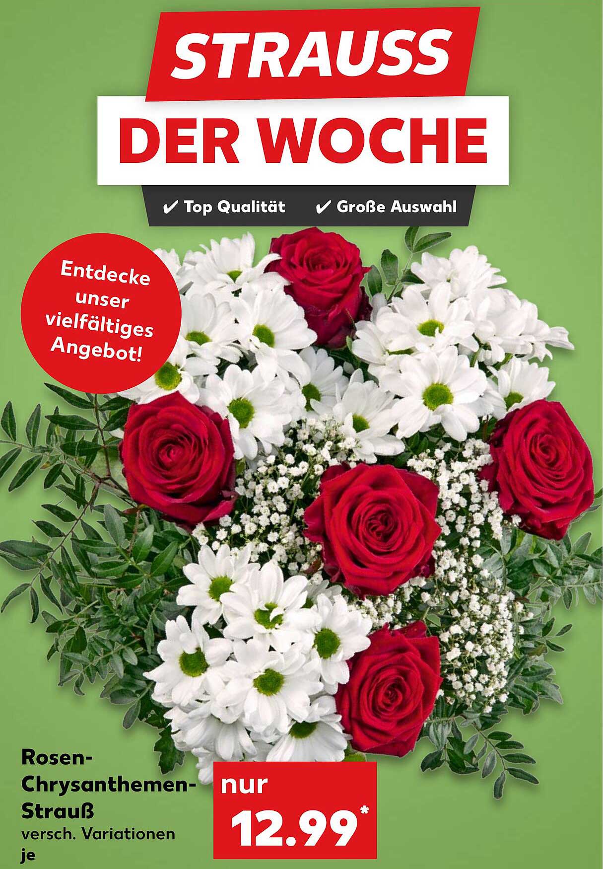Rosen-Chrysanthemen-Strauß