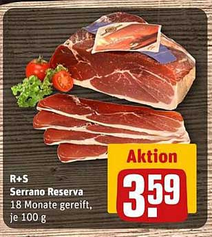 R+S Serrano Reserva 18 Monate gereift, je 100 g