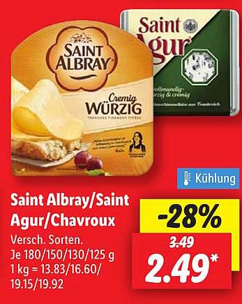 Saint Albray/Saint Agur/Chavroux