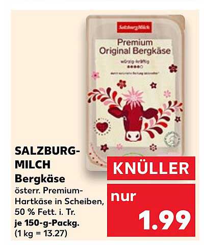 SALZBURG-MILCH Bergkäse 150 g pack