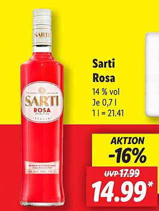 Sarti Rosa 0,7 l - 14% vol