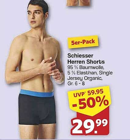 Schiesser Herren Shorts 5er-Pack