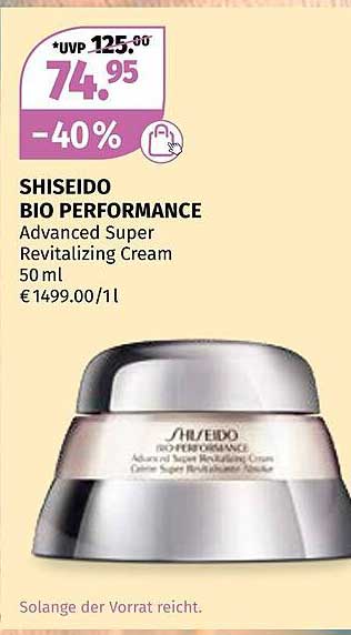 SHISEIDO BIO PERFORMANCE Advanced Super Revitalizing Cream 50 ml