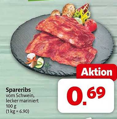 Spareribs vom Schwein, lecker mariniert