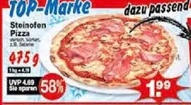 Steinofen Pizza 475 g - TOP-Marke