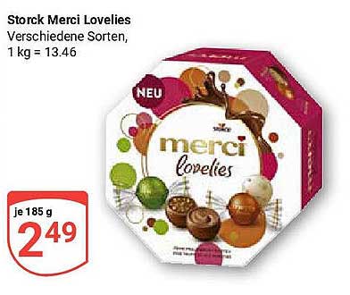Storck Merci Lovelies, 185 g - Verschiedene Sorten