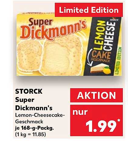 STORCK Super Dickmann's Lemon-Cheesecake-Geschmack