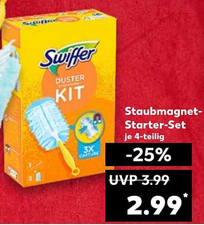 Swiffer Staubmagnet-Starter-Set, je 4-teilig