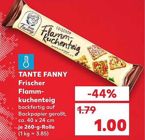 TANTE FANNY Frischer Flammkuchenteig