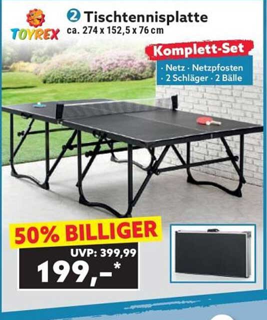 Tischtennisplatte - Komplett-Set von Toyrex