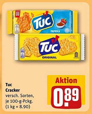 Tuc Cracker - Verschiedene Sorten