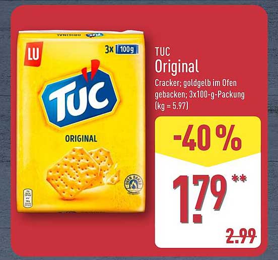 TUC Original Cracker 3x100g