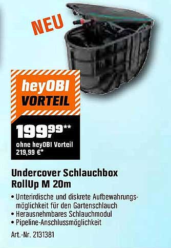 Undercover Schlauchbox RollUp M 20m