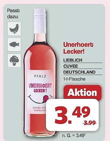 Unerhoert Lecker! lieblich Cuvee Deutschland 1l-Flasche