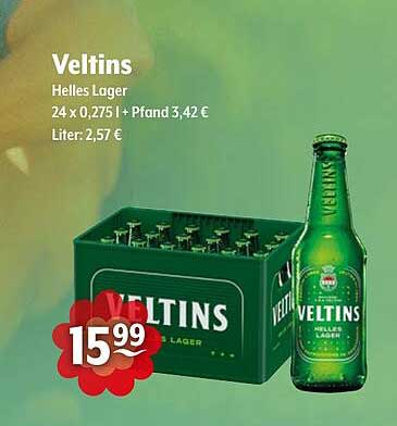Veltins Helles Lager 24 x 0,275 l