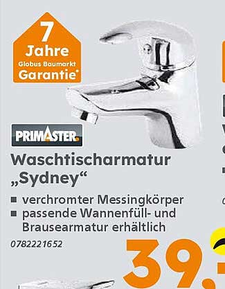 Waschtischarmatur "Sydney" von PRIMASTER