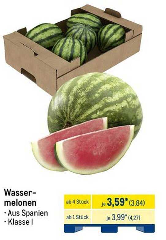 Wassermelonen aus Spanien - Klasse I