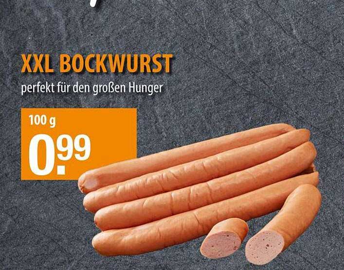 XXL BOCKWURST - perfekt für den großen Hunger