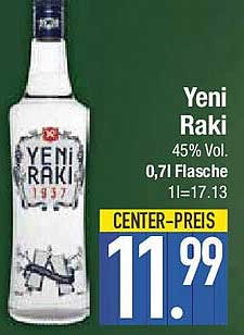 Yeni Raki 0,7l - 45% Vol.