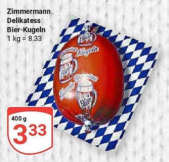 Zimmermann Delikatess Bier-Kugeln
