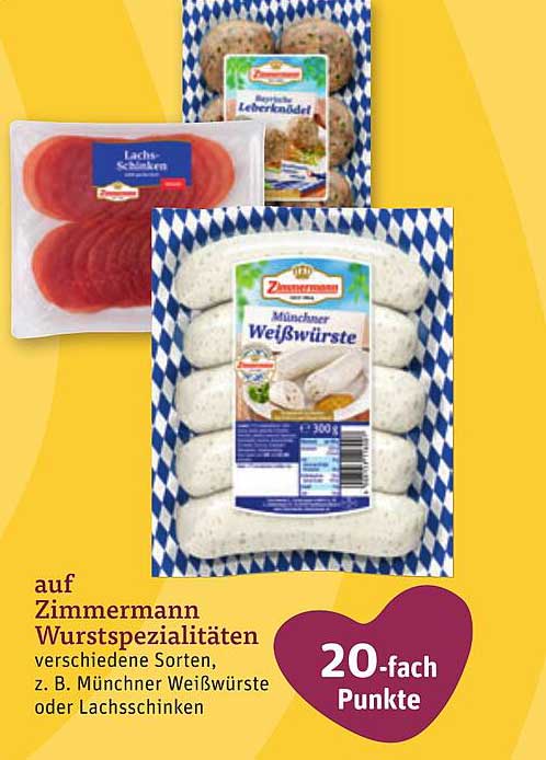 Zimmermann Wurstwaren - Münchner Weißwürste und mehr