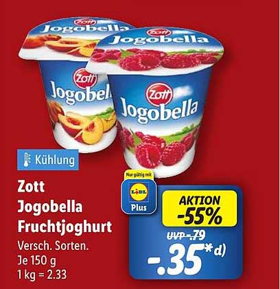 Zott Jogobella Fruchtjoghurt - Angebote für wahre Genießer