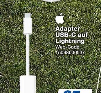 Adapter USB-C auf Lightning Web-Code: 15098000537