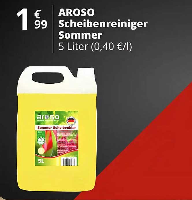 AROSO Scheibenreiniger Sommer 5 Liter (0,40 €/l)