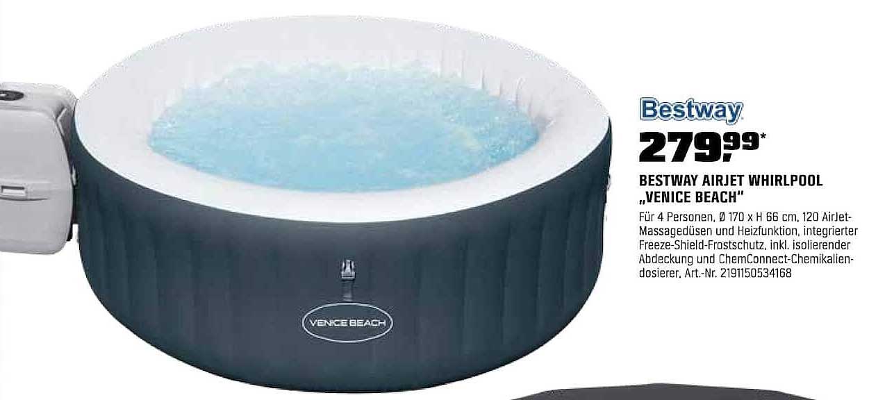 BESTWAY AIRJET WHIRLPOOL „VENICE BEACH“