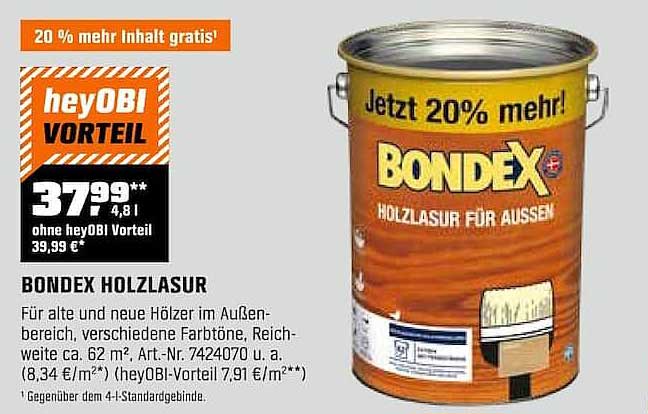 BONDEX HOLZLASUR