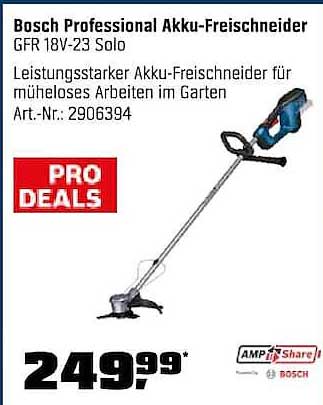 Bosch Professional Akku-Freischneider GFR 18V-23 Solo