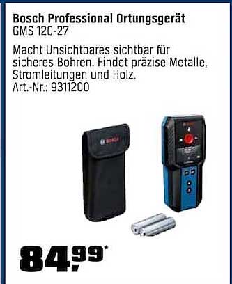 Bosch Professional Ortungsgerät GMS 120-27