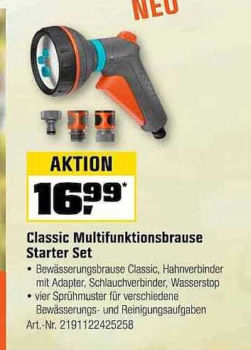 Classic Multifunktionsbrause Starter Set