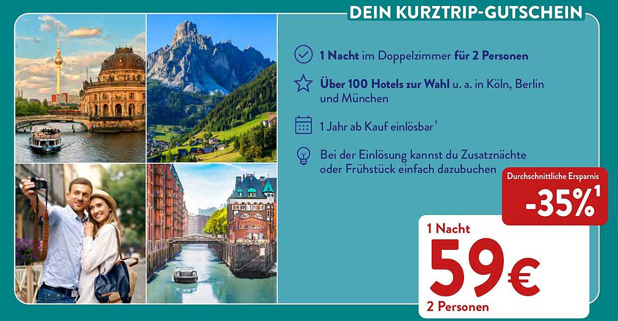 DEIN KURZTRIP-GUTSCHEIN