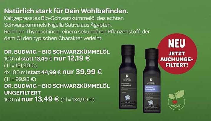 DR. BUDWIG – BIO SCHWARZKÜMMELÖL