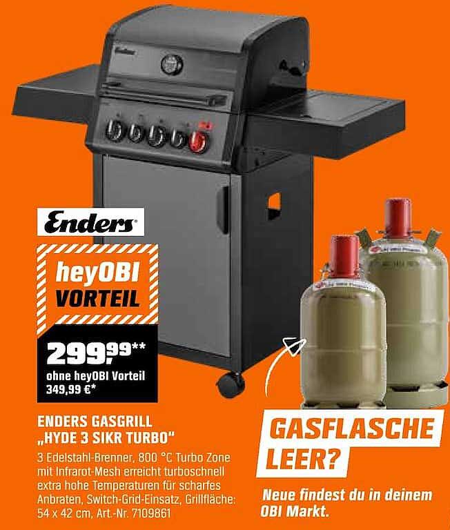 ENDERS GASGRILL „HYDE 3 SIKR TURBO“