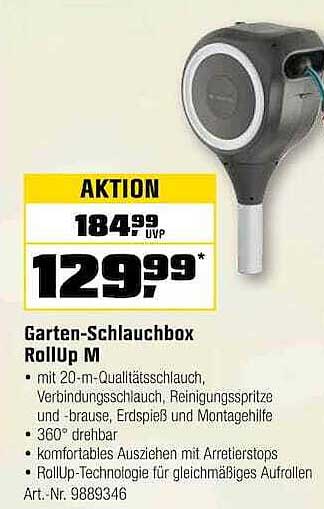 Garten-Schlauchbox RollUp M