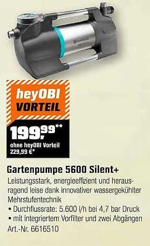 Gartenpumpe 5600 Silent+