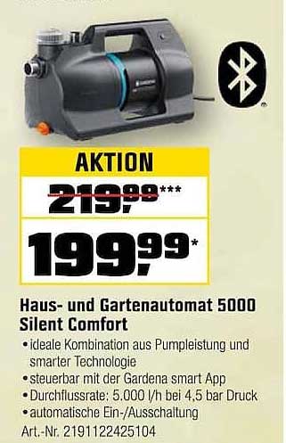 Haus- und Gartenautomat 5000 Silent Comfort
