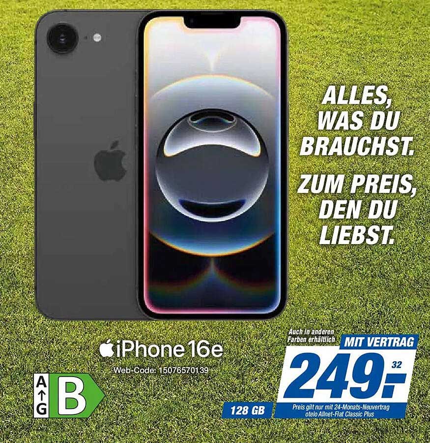 iPhone 16e