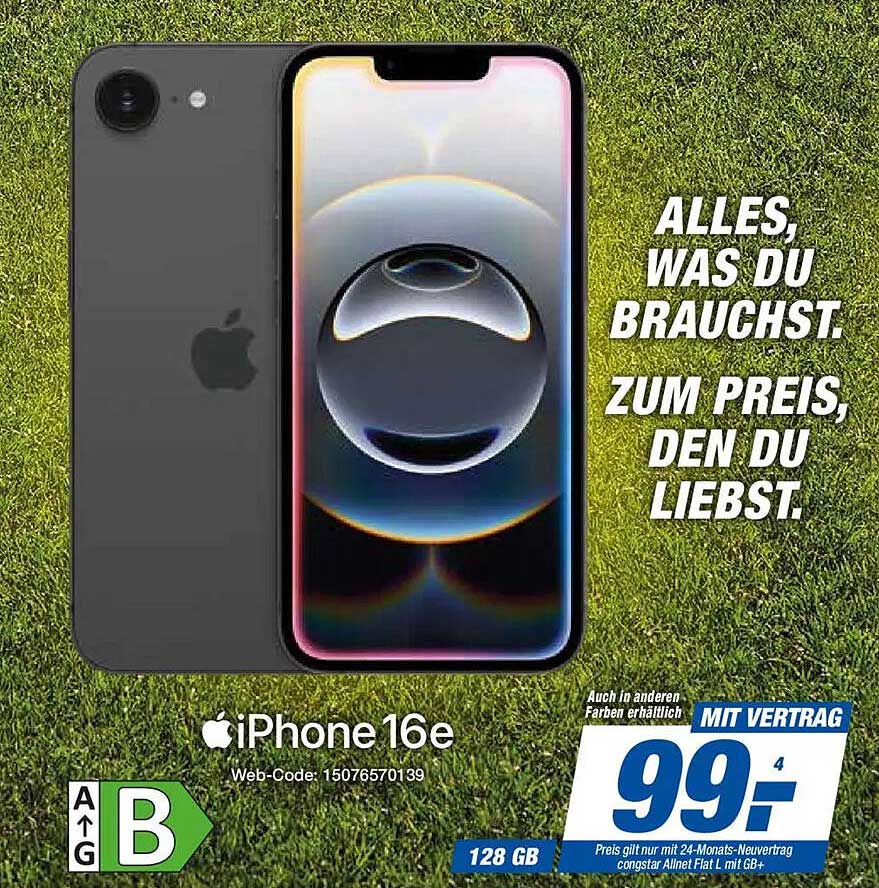 iPhone 16e