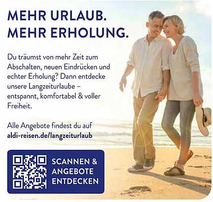 MEHR URLAUB. MEHR ERHOLUNG.