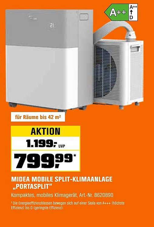 MIDEA MOBILE SPLIT-KLIMAANLAGE „PORTASPLIT“