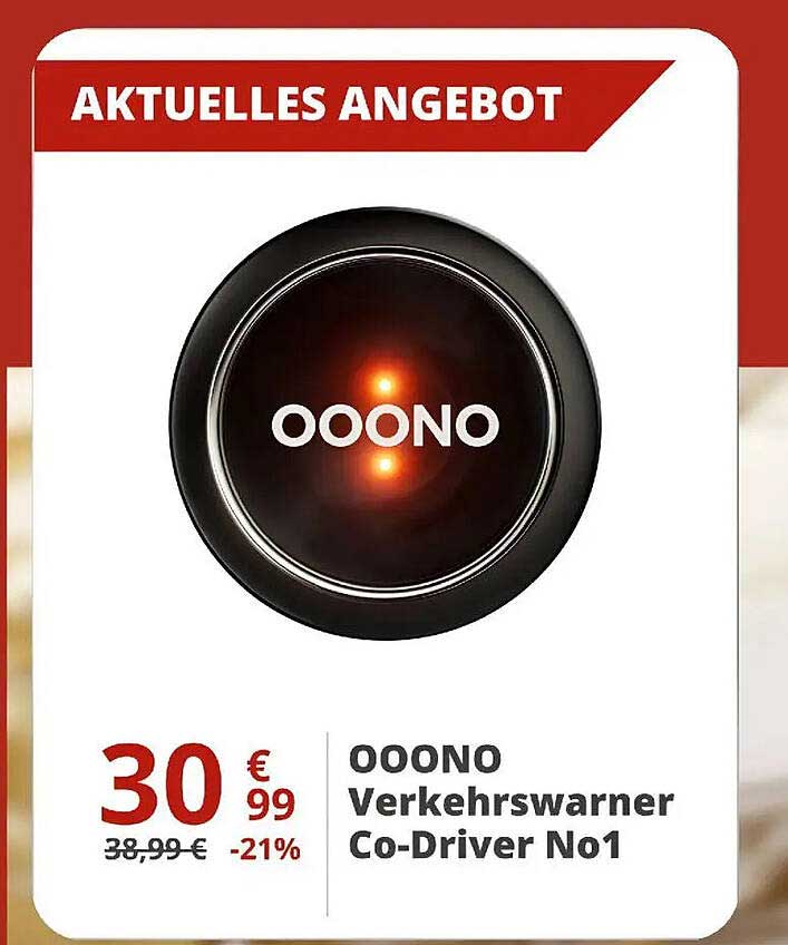 OOONO Verkehrswarner Co-Driver No1